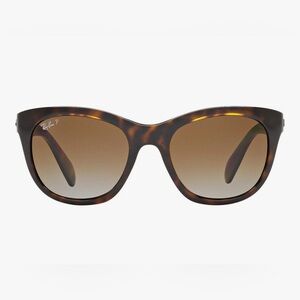 Ray-Ban RB4216 Square Polarized Sunglasses - Havana (Tortoise) - New